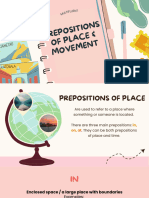 Prepositions of Place & Movement