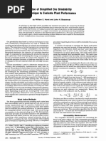 Use of Simplified Ore Grindability Technique To Evaluate Plant