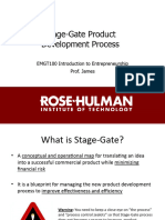 EMGT100 Lecture 11 - Stage-Gate Product Development Process