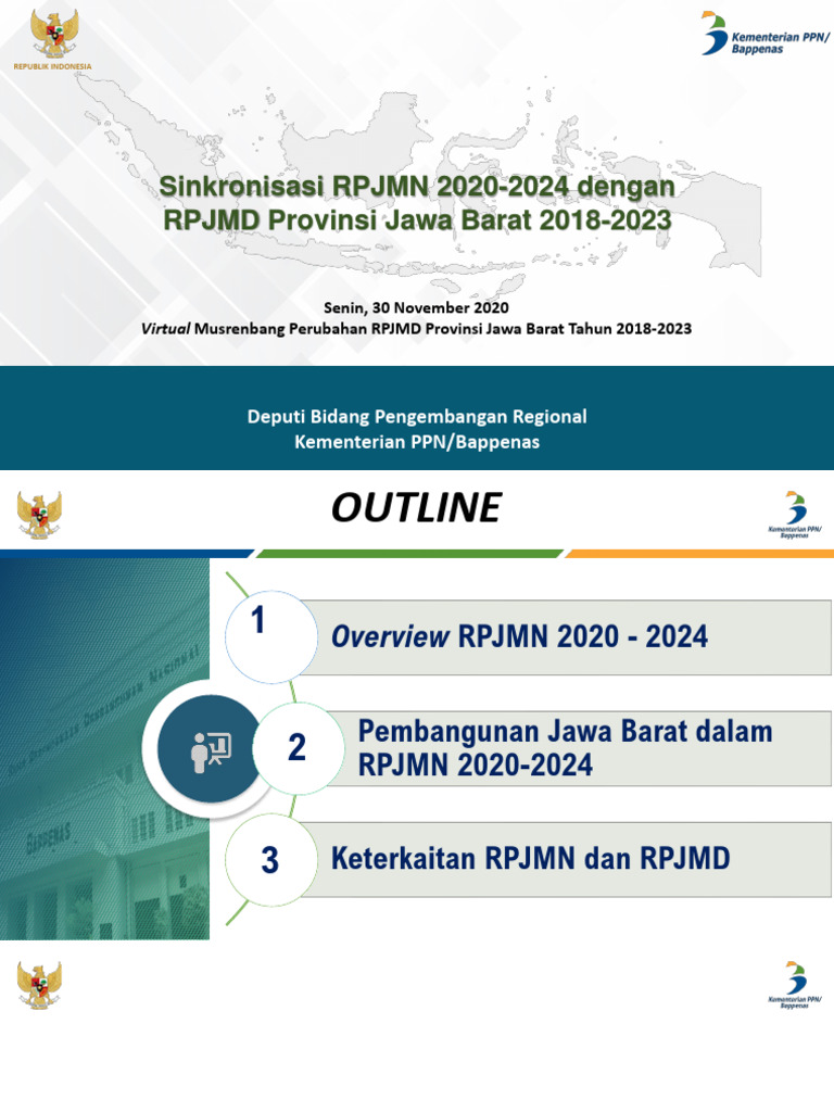 Sinkronisasi RPJMN dan RPJMD Jabar | PDF | Pengelolaan Keuangan & Uang