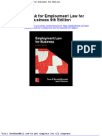 Full Download Test Bank For Employment Law For Business 9th Edition PDF Full Chapter
