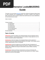 Looksmaxxing Guide 