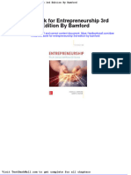 Full Download Test Bank For Entrepreneurship 3rd Edition by Bamford PDF Full Chapter