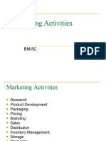 14 Marketing Activities