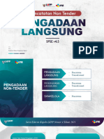 Pencatatan Pengadaan Langsung SPSE v4.5