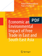 Book - Economic and Environmental of Trade Agreements in ASEAN