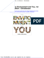 Full Download Test Bank For Environment and You 1st Edition Christensen PDF Full Chapter
