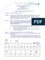 G Level Test V1 FyANVC08 CH 14&23 Heat&Geometric Optics