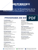 Bachillerato en Ensenanza Informatica Educativa I y II Ciclo