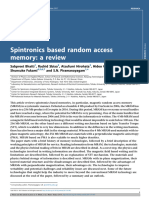 Spintronics Based Random Access Memory: A Review