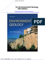 Full Download Test Bank For Environmental Geology 10th Edition PDF Full Chapter