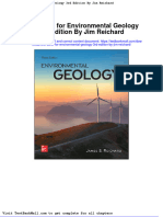 Full Download Test Bank For Environmental Geology 3rd Edition by Jim Reichard PDF Full Chapter