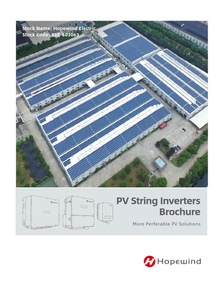 Hopewind PV String Inverters Overview | PDF | Photovoltaics | Energy ...