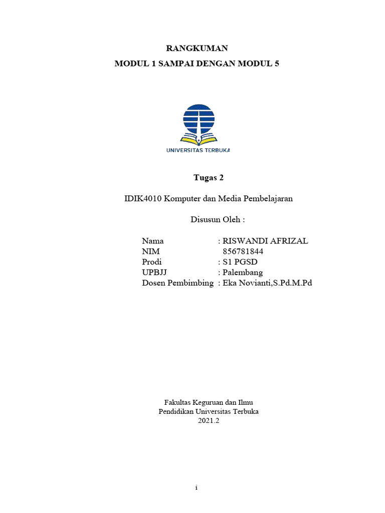 TUGAS 2 MK Komputer | PDF