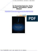 Full Download Test Bank For Essential Calculus Early Transcendentals 2nd Edition James Stewart PDF Full Chapter