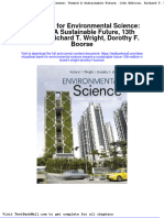 Full Download Test Bank For Environmental Science Toward A Sustainable Future 13th Edition Richard T Wright Dorothy F Boorse PDF Full Chapter