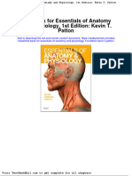 Full Download Test Bank For Essentials of Anatomy and Physiology 1st Edition Kevin T Patton PDF Full Chapter