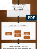 Analisis Deskriptif, Korelasional Dan Komparatif