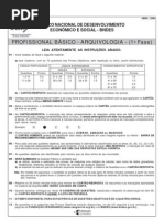 Prova BNDES 2006 Arquivologia Objetiva