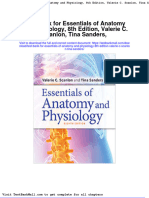Full Download Test Bank For Essentials of Anatomy and Physiology 8th Edition Valerie C Scanlon Tina Sanders PDF Full Chapter