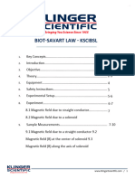 Biot-Savart S-Law Experiment KSCIBSL