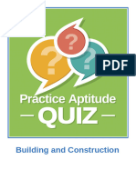 Building and Construction Quiz Sept 2020