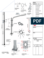 Tiang 7 Meter Single Ornamen Bontang