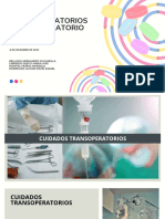 Cuidados Transoperatorios y Postoperatorio - Bellomo Hernández Guvanella