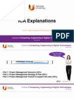 ICA Explanations and Project Management Knowledge Areas - Tagged