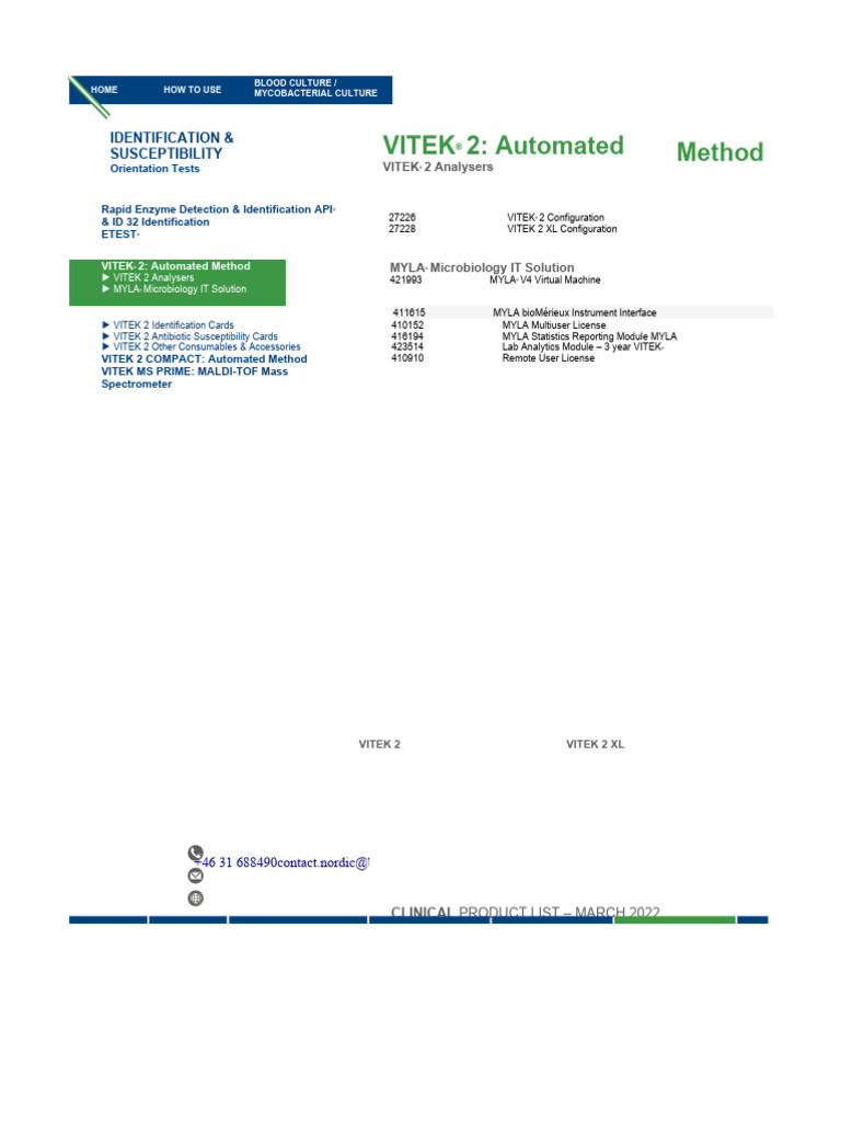 Biomerieux catalog 1 revised pdf
