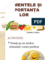 Alimentele Și Importanța Lor