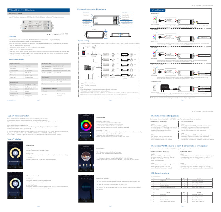 WT 5 | PDF | Power Supply | Light Emitting Diode