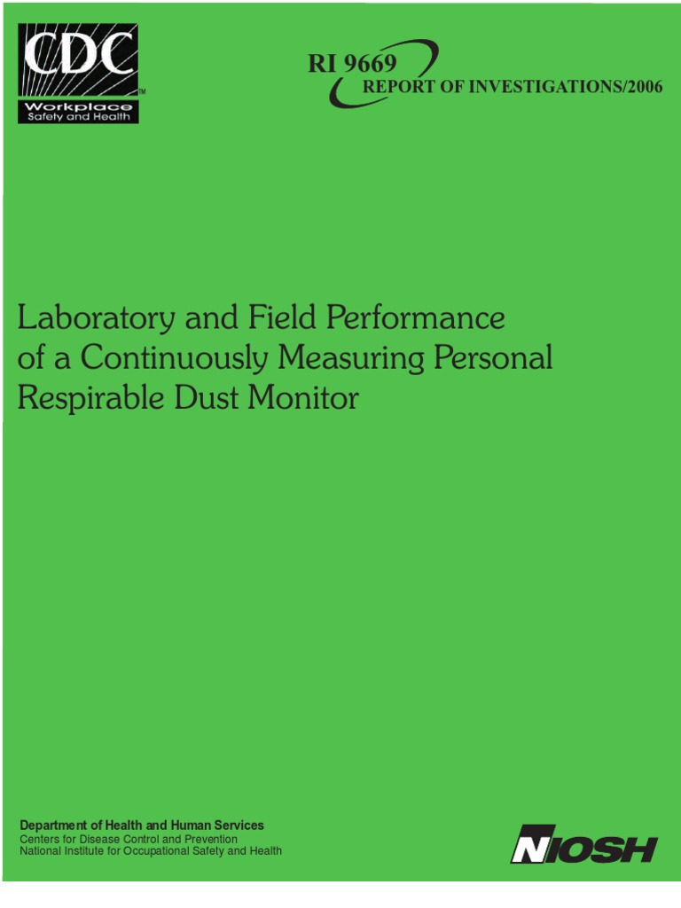 Laboratory and Field Performance of A Continuously Measuring Personal ...