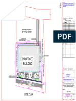 Site Plan: 6 Feet Ht. Boundary Wall Sign Board