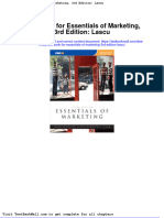 Full Download Test Bank For Essentials of Marketing 3rd Edition Lascu PDF Full Chapter