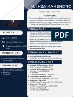 CV M. Ihza Mahendro Baru