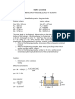 Unit 5 Lesson 4 Combined Footing Subjected To Bending