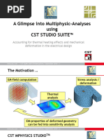 A Glimpse Into Multiphysic-Analyses-CST