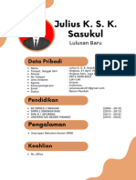 Putih Oranye Resume Lulusan Baru