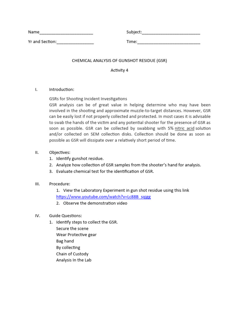 GSR | PDF