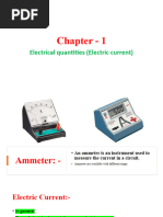 Current, Voltage & Resistance