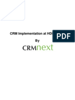 CRM in Banking - CRMnext@HDFC Bank