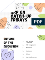 NRP ON CATCH UP FRIDAYS For DepEd