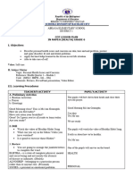 Cot Lesson Plan Health 6