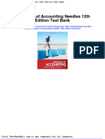 Full Download Principles of Accounting Needles 12th Edition Test Bank PDF Full Chapter