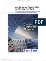 Full Download Principles of Corporate Finance 12th Edition Brealey Test Bank PDF Full Chapter