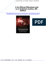 Full Download Test Bank For Ethical Dilemmas and Decisions in Criminal Justice 9th Edition PDF Full Chapter