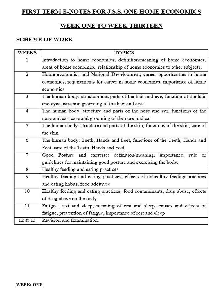 home-econs-first-term-note-jss1-pdf-human-nose-tooth
