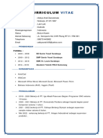 Aditya Andi Danuwinata MATERIAL PLANNING & CONTROL ASSISTANT MANAGER Resume