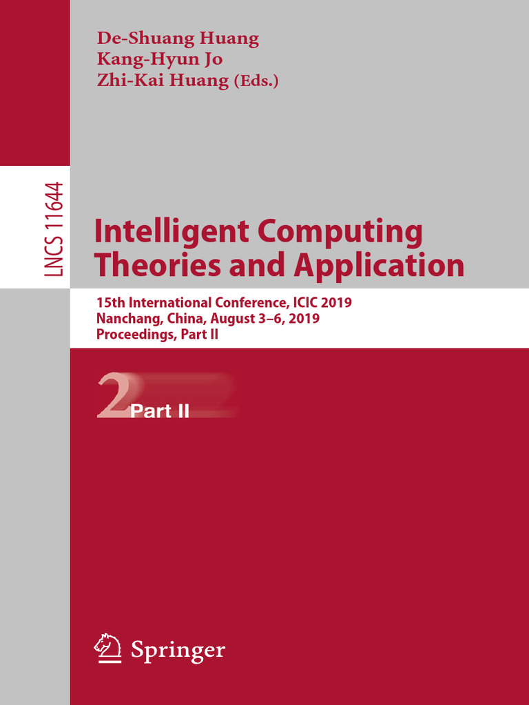 Intelligent computing theories and application de shuang huang kang